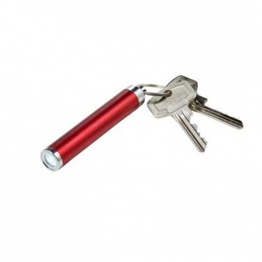 Logotrade promotional items photo of: Pocket LED torch, Red