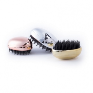 Logotrade promotional merchandise image of: Anti-tangle hairbrush, Golden