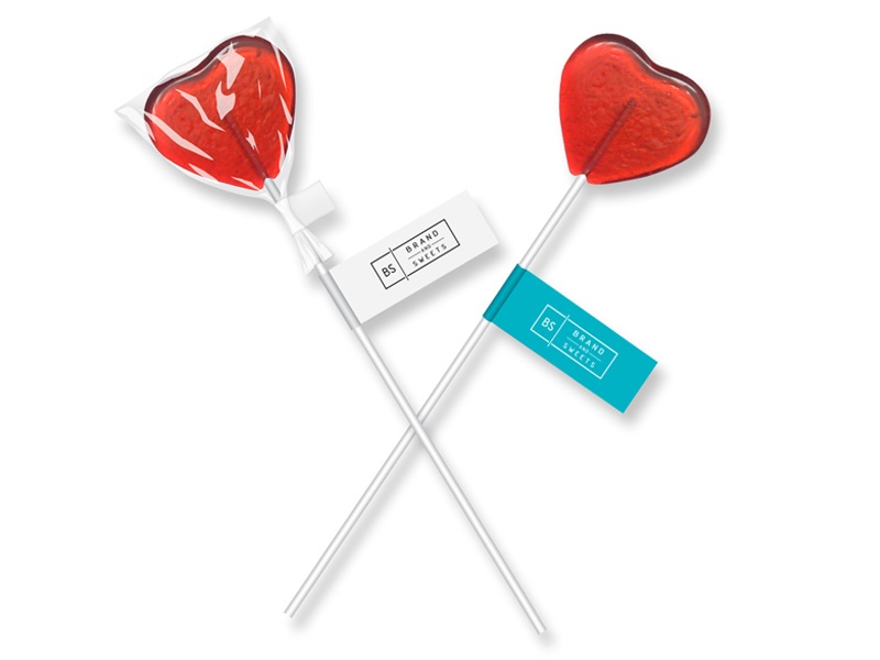 Logo trade promotional item photo of: Swinging lollipops