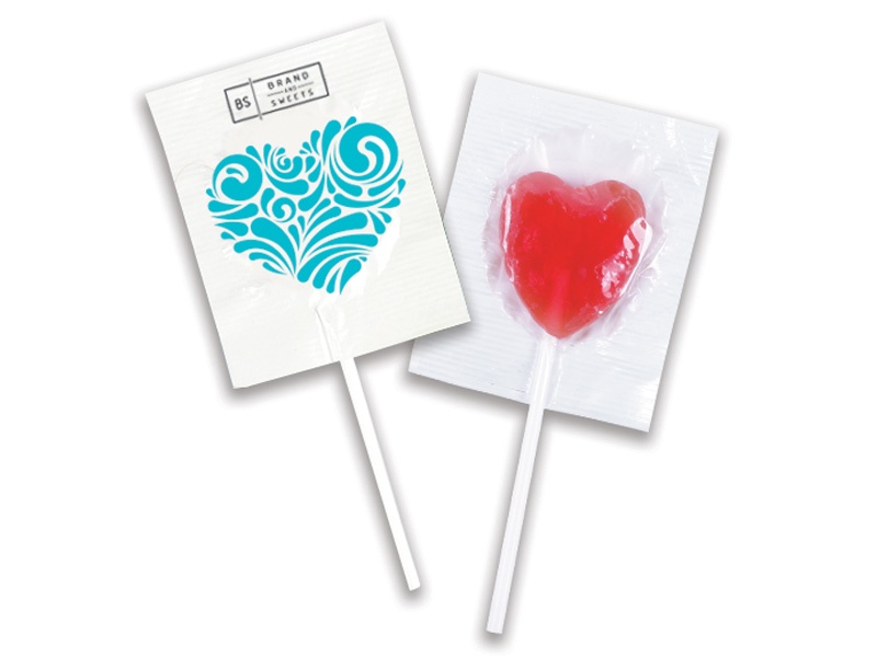 Logo trade promotional giveaways picture of: Lollipops mini