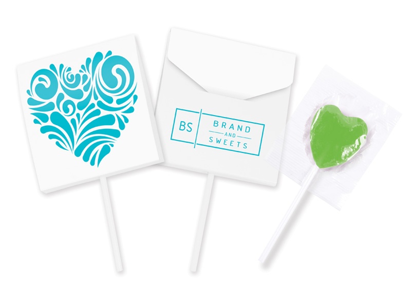 Logo trade promotional item photo of: Lollyboard lollipops