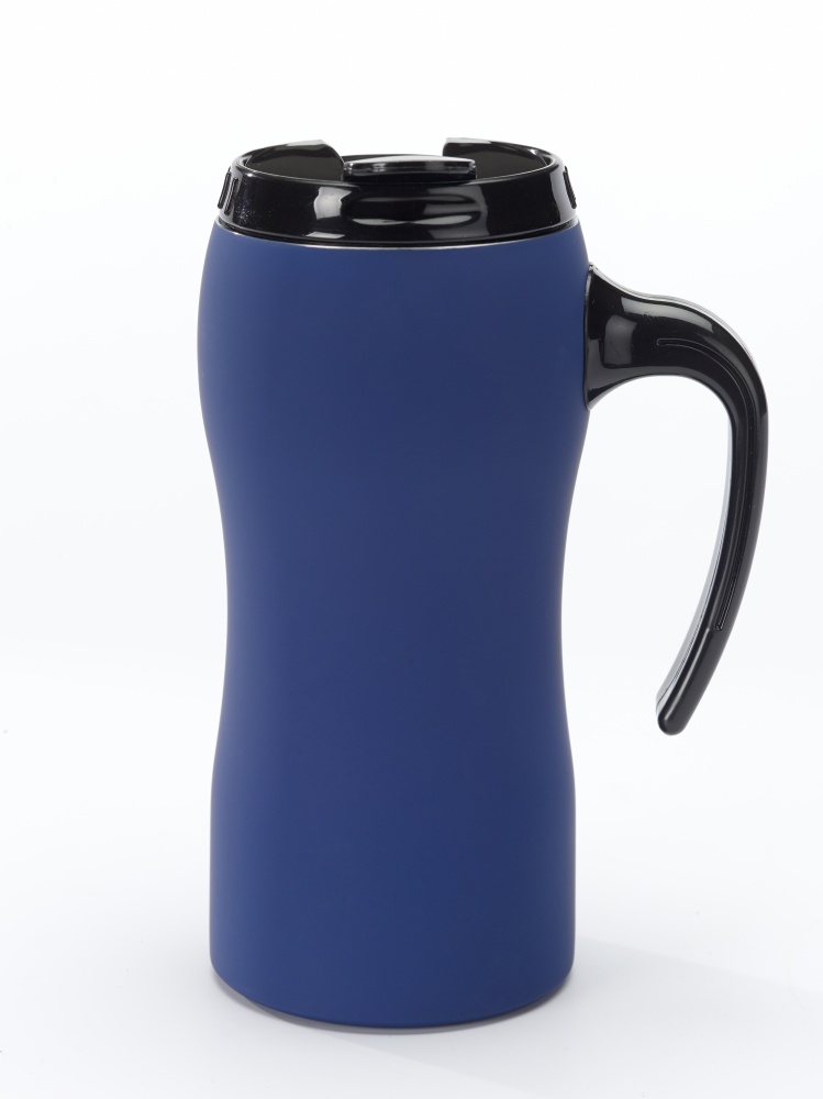 Logotrade promotional merchandise photo of: THERMAL MUG COLORISSIMO, 500 ml, blue