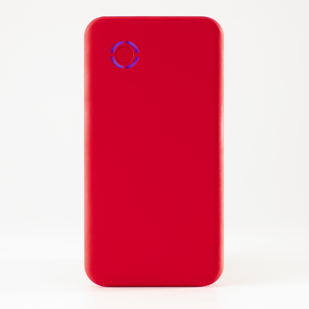 Logo trade promotional giveaways image of: RAY power bank 4000 mAh, red