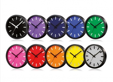 Logo trade advertising product photo of: WALL CLOCK SAINT-TROPEZ, purple