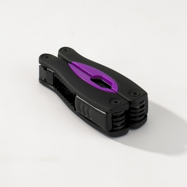 Logo trade promotional merchandise photo of: LARGE MULTITOOL RUBBY, purple