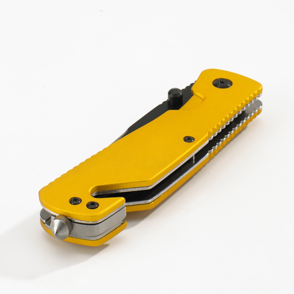 Logo trade promotional product photo of: EMERGENCY CAR KNIFE EXTREME 3in1, yellow