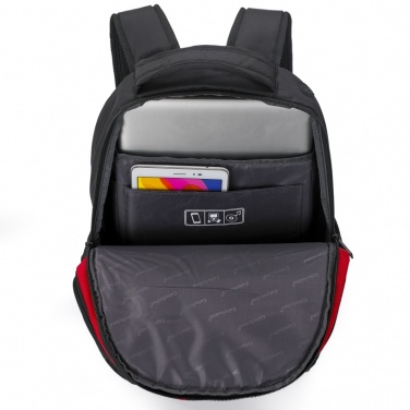 Logo trade advertising products picture of: COLORISSIMO LAPTOP  BACKPACK 14’, black