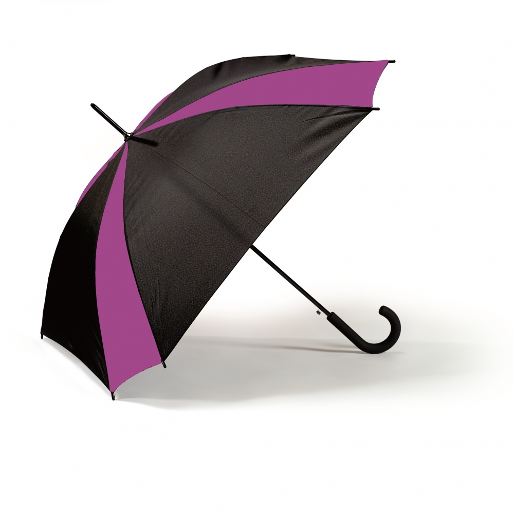 Logo trade promotional items image of: SAINT TROPEZ UMBRELLA, purple/black