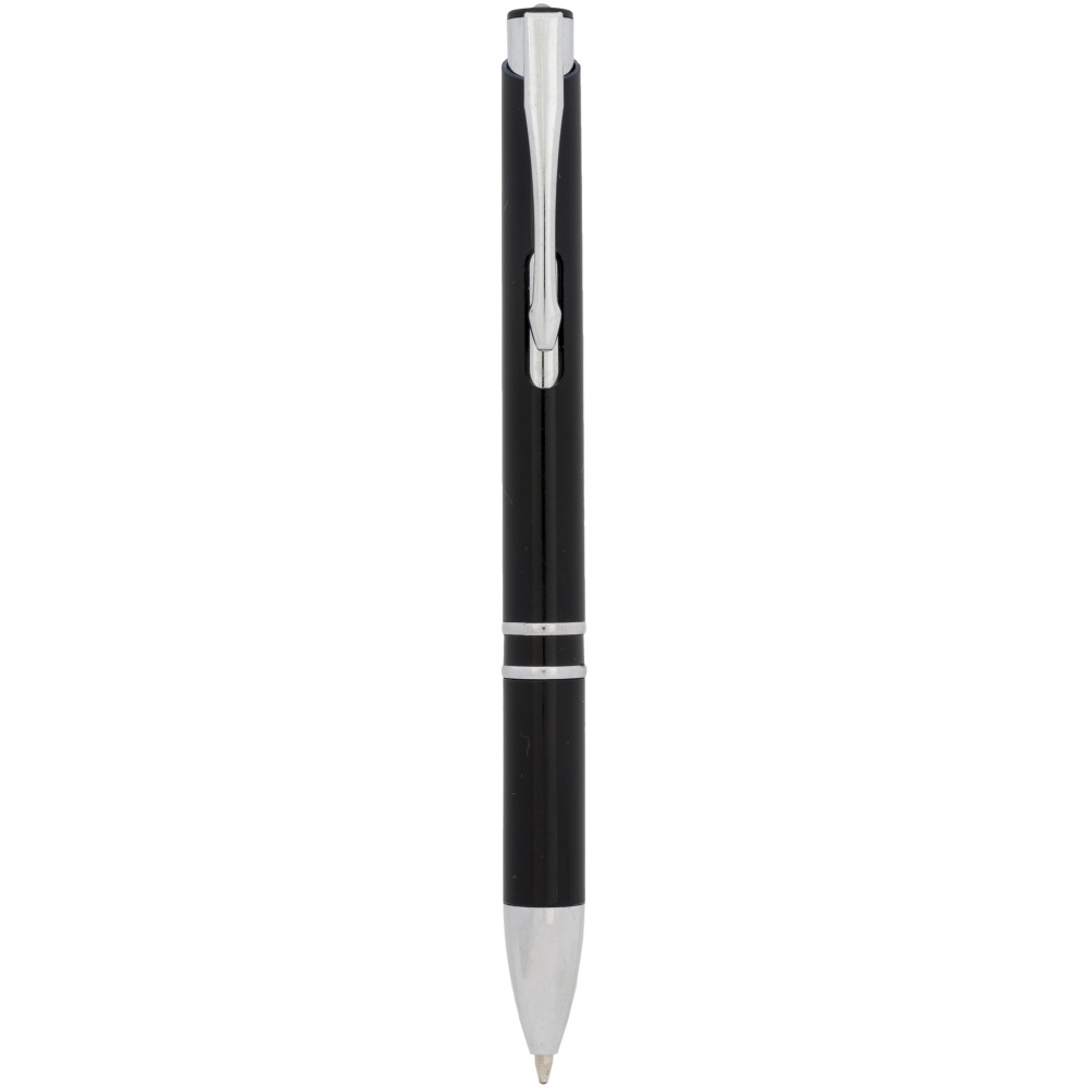 Logo trade corporate gifts image of: Mari ABS ballpoint pen, black