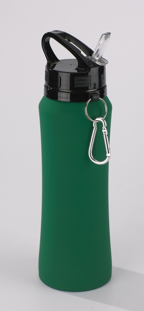 Logo trade promotional product photo of: Water bottle Colorissimo, 700 ml, green