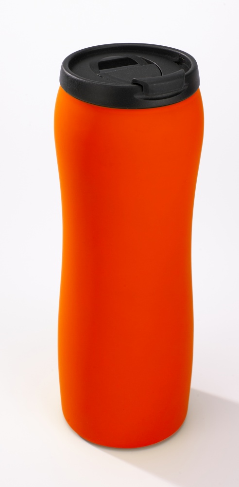 Logotrade promotional giveaways photo of: THERMAL MUG COLORISSIMO, 500 ml, orange