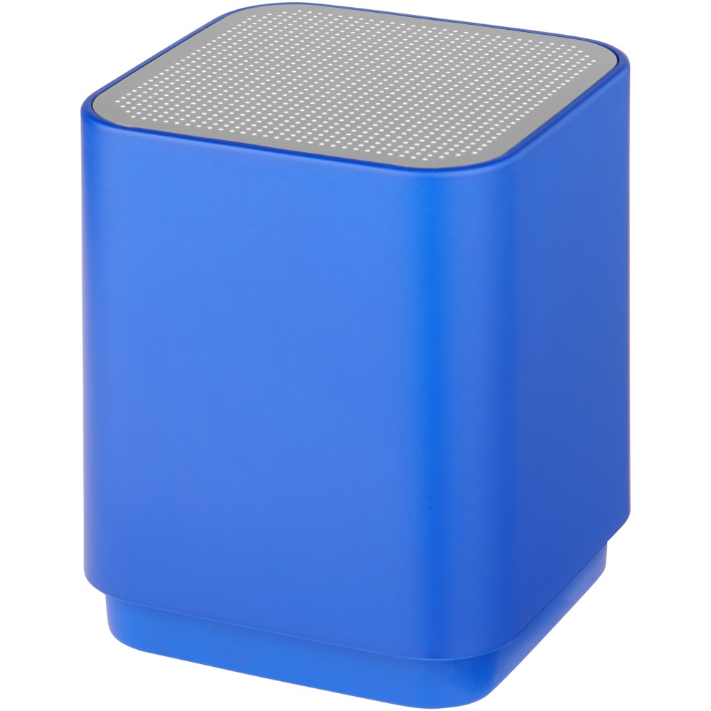 Logotrade advertising products photo of: Beam light-up Bluetooth® speaker, royal blue