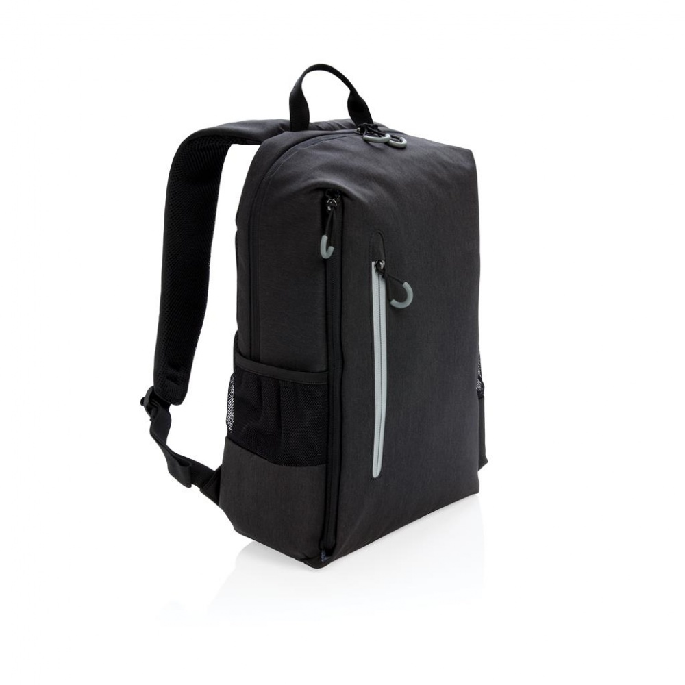 Logotrade promotional gifts photo of: Lima 15" RFID & USB laptop backpack, black