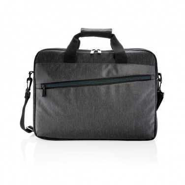 Logo trade promotional merchandise picture of: 900D laptop bag PVC free, black