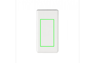 Logotrade corporate gift image of: Ultra fast 5.000 mAh powerbank, white