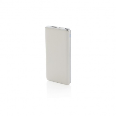 Logotrade promotional giveaway image of: Ultra fast 20.000 mAh powerbank with PD, white