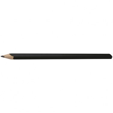 Logo trade promotional gifts picture of: Carpenter's pencil, black