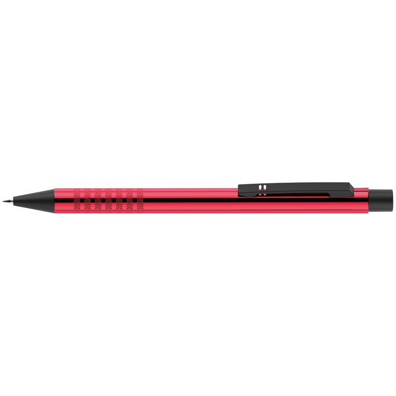 Logo trade promotional products picture of: Retractable ballpen made of metal, Red