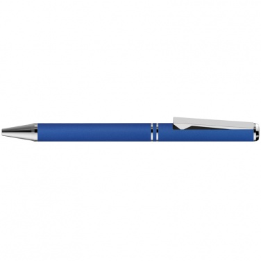 Logotrade promotional merchandise image of: Metal ballpen with zig-zag clip, blue