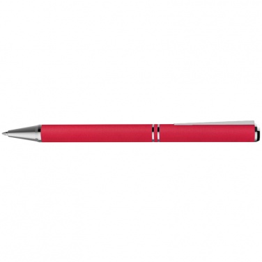 Logotrade business gifts photo of: Metal ballpen with zig-zag clip, red