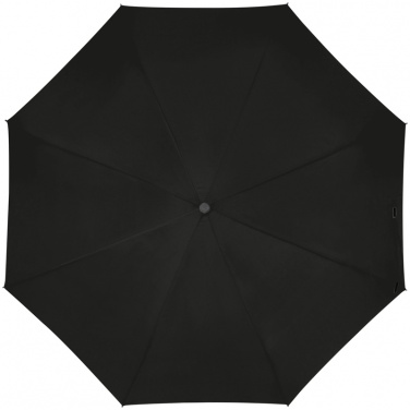 Logotrade promotional item image of: Automatic pocket umbrella with carabiner handle, Black