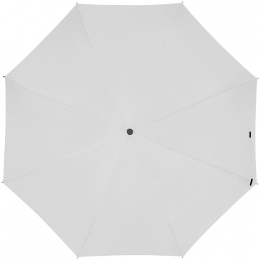 Logo trade advertising products picture of: Automatic pocket umbrella with carabiner handle, White