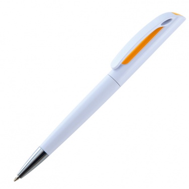 Logotrade promotional giveaway image of: Ballpen Justany, orange