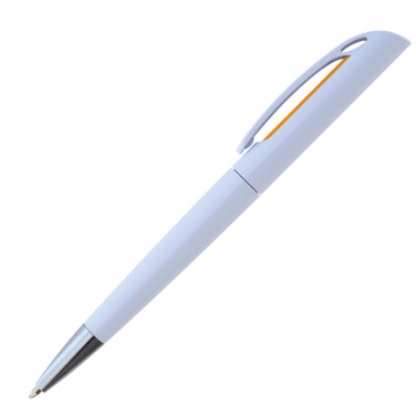 Logo trade promotional merchandise image of: Ballpen Justany, orange