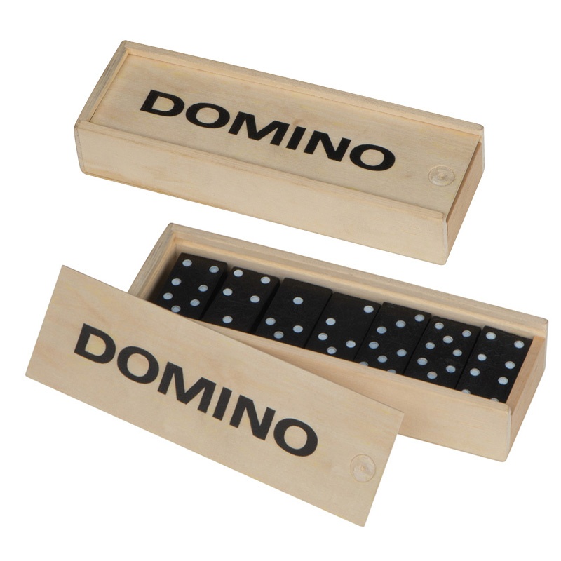 Logo trade promotional giveaways picture of: Game of dominoes KO SAMUI, beige