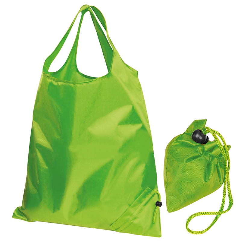 Logotrade promotional gift picture of: Foldable shopping bag ELDORADO, Green