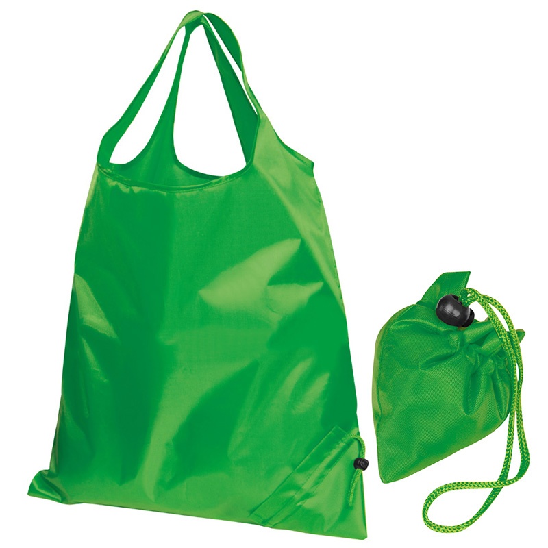 Logo trade corporate gifts picture of: Foldable shopping bag ELDORADO, green