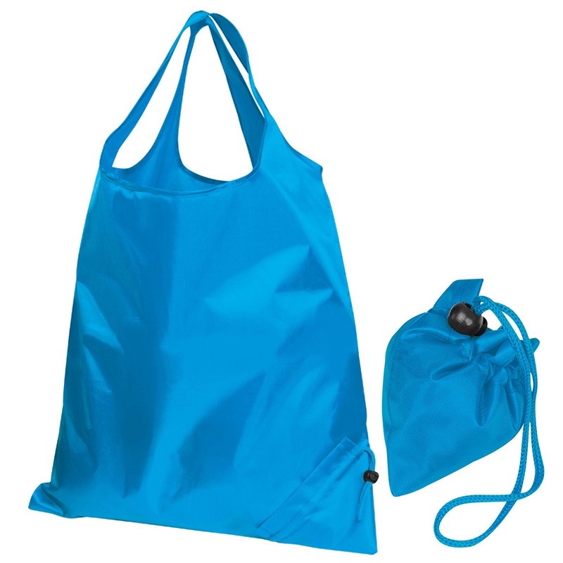 Logotrade promotional merchandise photo of: Foldable shopping bag ELDORADO, Blue