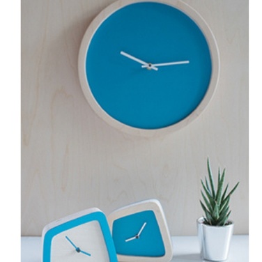 Logotrade corporate gift picture of: Wooden wall clock M