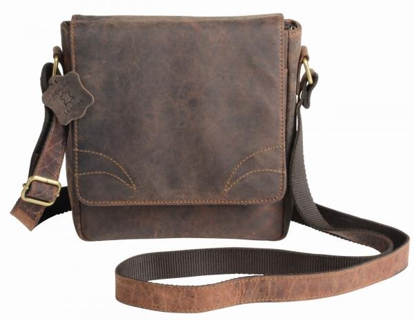 Logotrade corporate gift image of: Genuine leather bag Wildernes, brown