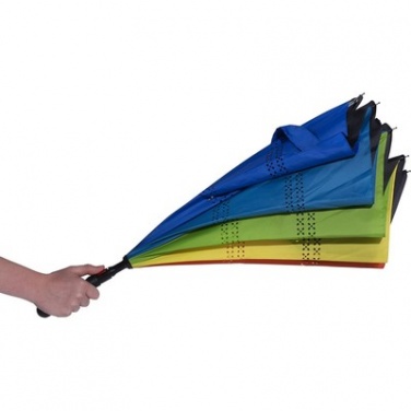 Logo trade advertising products image of: Reversible automatic umbrella AX, Multi color