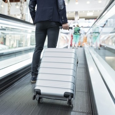 Logo trade promotional items picture of: Trolley bag, metallic silver