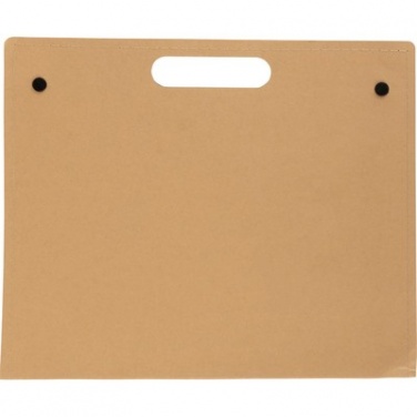 Logo trade corporate gift photo of: Conference folder, notebook A4, ball pen, sticky notes, beige