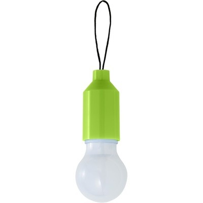 Logotrade promotional giveaways photo of: LED lamp Pear-shaped, green