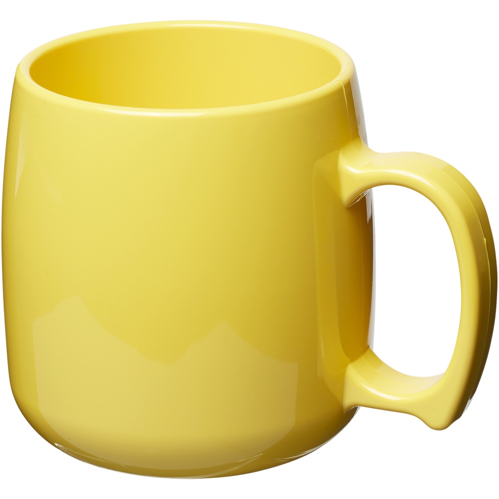 Logo trade promotional gifts picture of: Classic 300 ml plastic mug, yellow