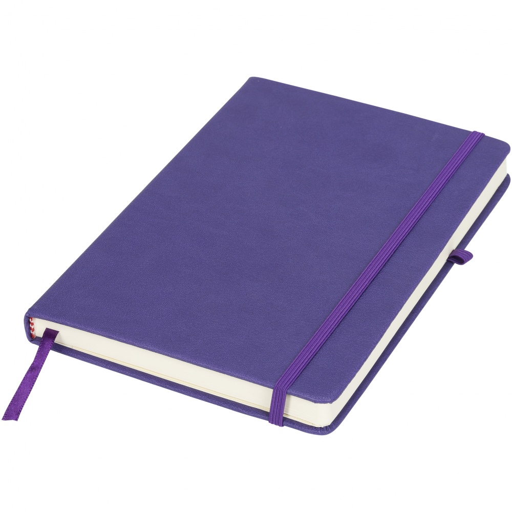 Logotrade promotional merchandise picture of: Rivista notebook medium, purple