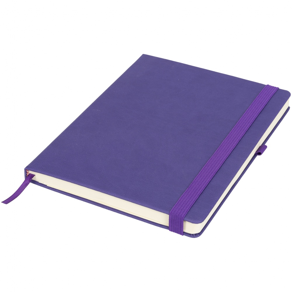 Logo trade promotional product photo of: Rivista notebook large, purple