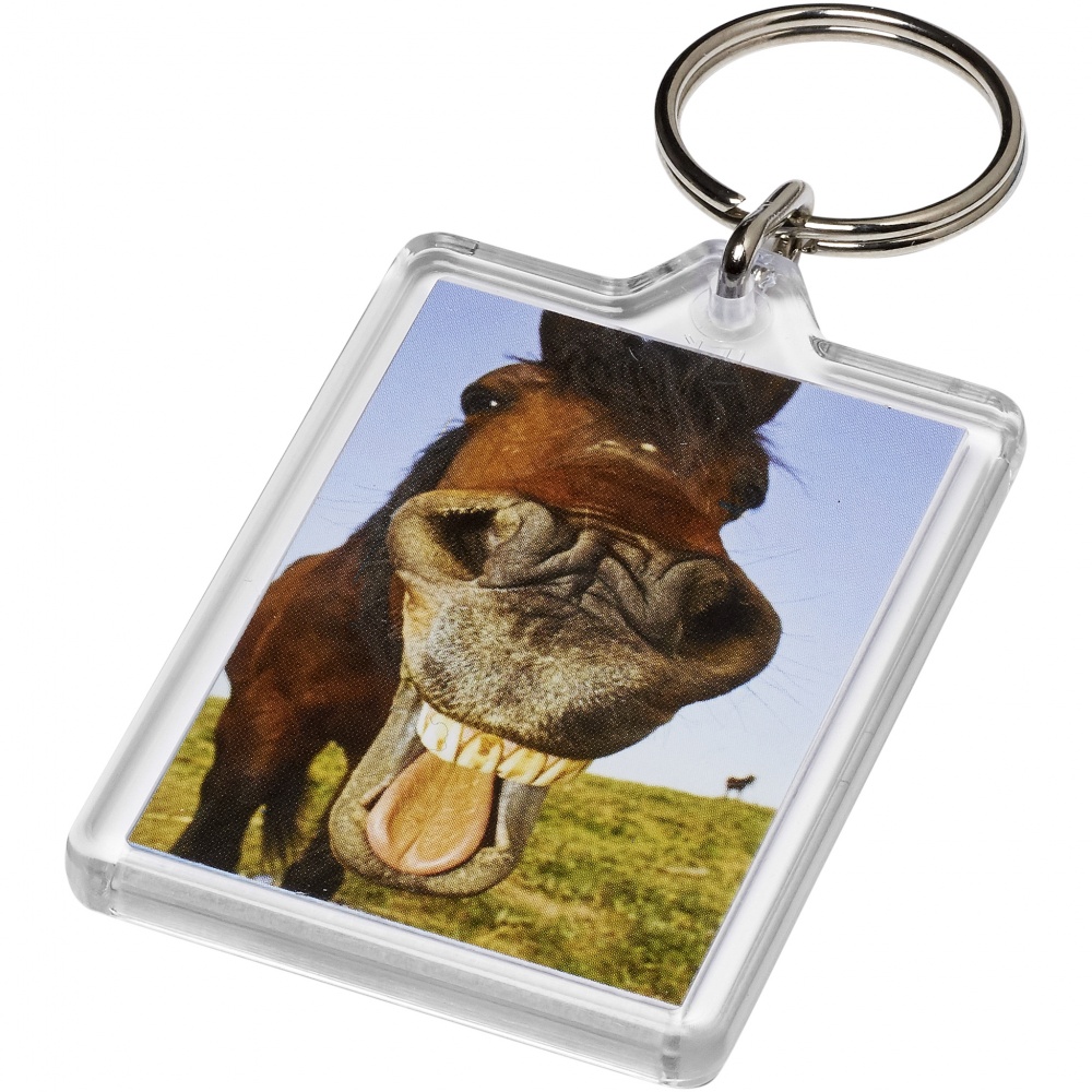 Logotrade promotional products photo of: Vito C1 rectangular keychain