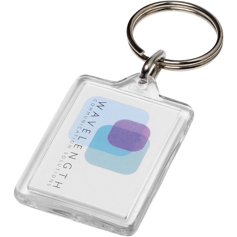 Logotrade promotional item picture of: Midi Y1 compact keychain, transparent