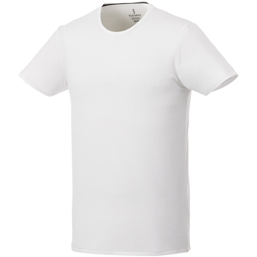 Logotrade advertising product picture of: Balfour short sleeve men's organic t-shirt, white