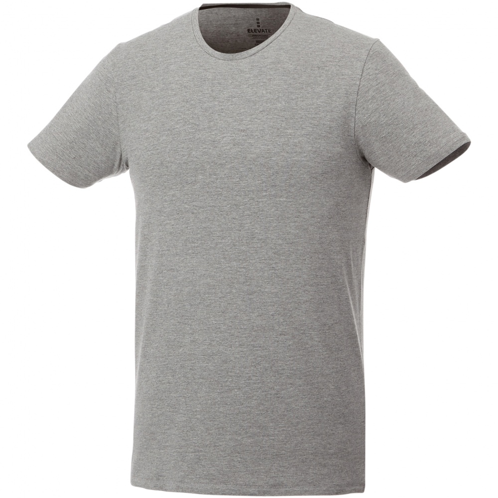 Logo trade promotional giveaways picture of: Balfour short sleeve men's organic t-shirt, grey