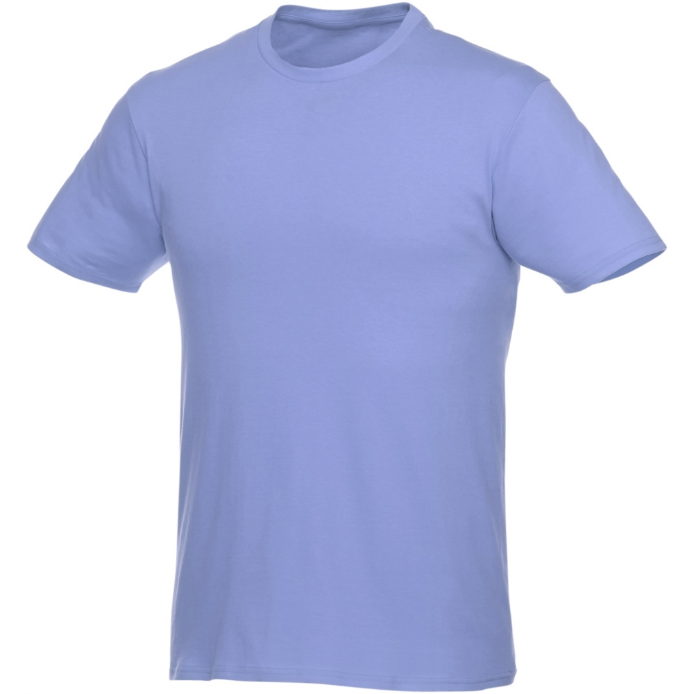 Logo trade advertising products image of: Heros short sleeve unisex t-shirt, light blue