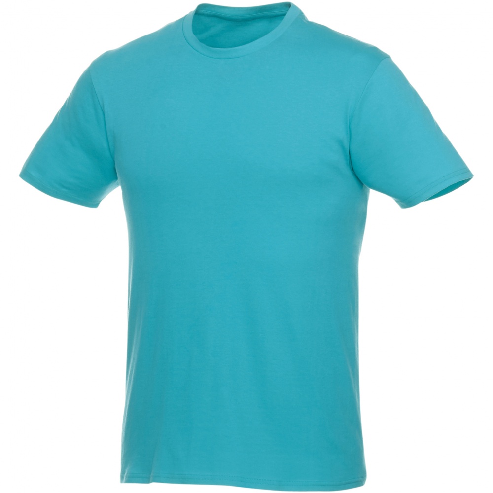 Logo trade promotional gift photo of: Heros short sleeve unisex t-shirt, turquoise