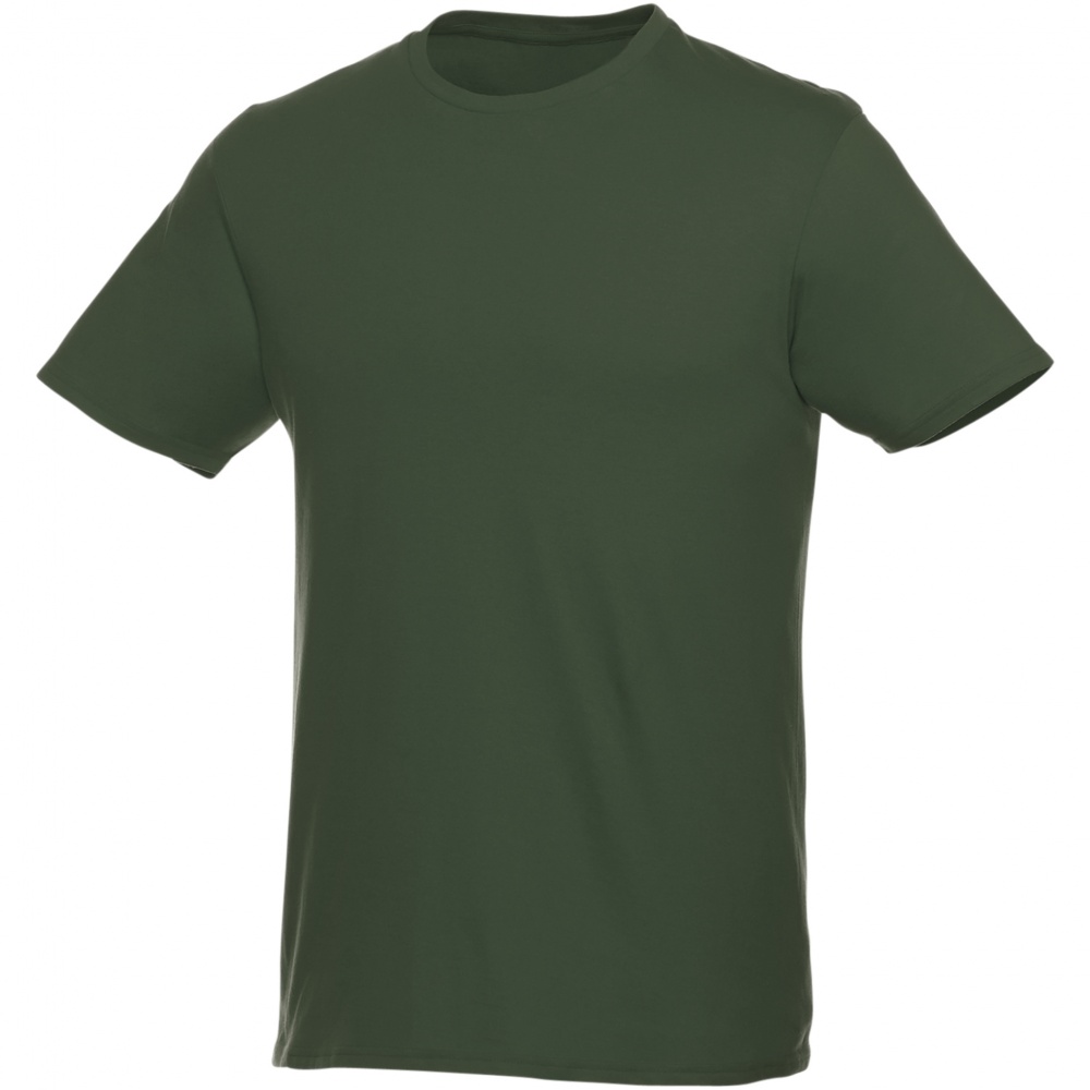 Logotrade promotional giveaway image of: Heros short sleeve unisex t-shirt, army green