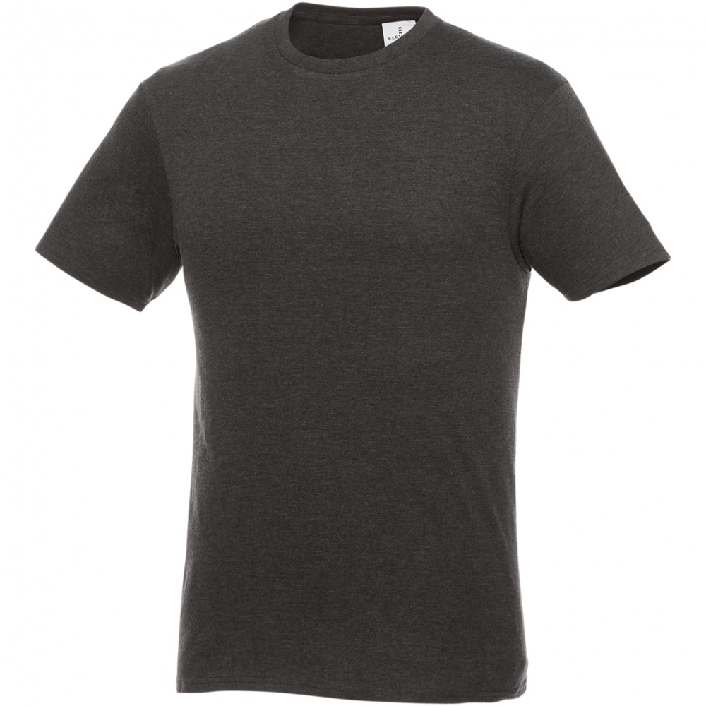 Logo trade promotional merchandise image of: Heros short sleeve unisex t-shirt, dark grey