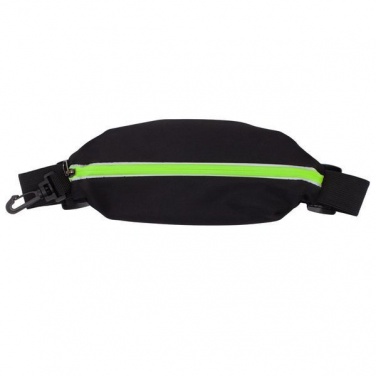 Logotrade promotional merchandise picture of: Ease sports waist bag, black/light green